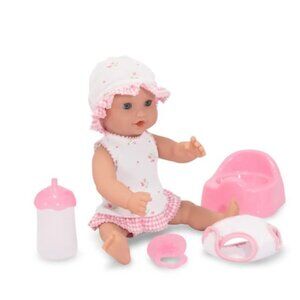 Melissa & Doug Pink Annie Doll - Drink and Wet